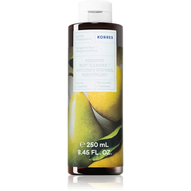 Korres Bergamot Pear Siidine dušigeel 250 ml