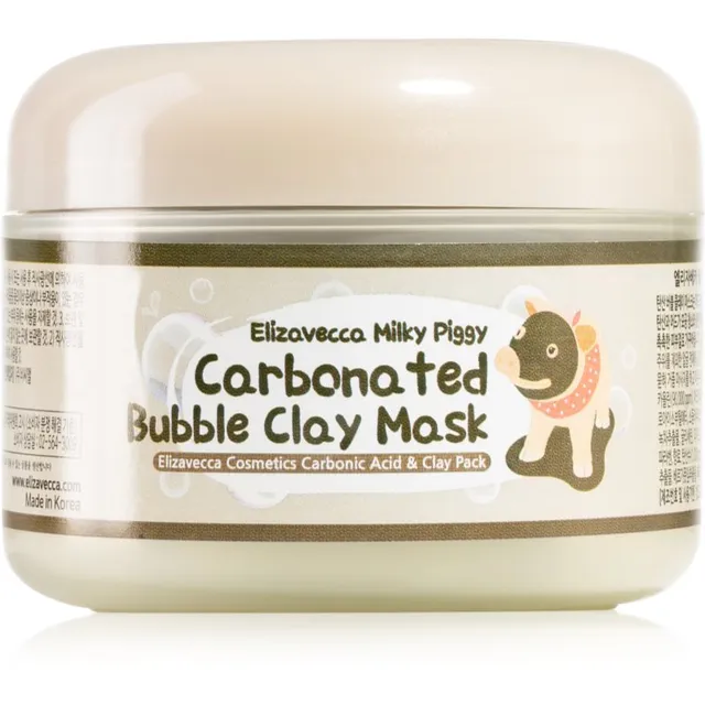Elizavecca Milky Piggy Carbonated Bubble Clay Mask Süvapuhastav näomask probleemsele nahale, akne vastu 100 g