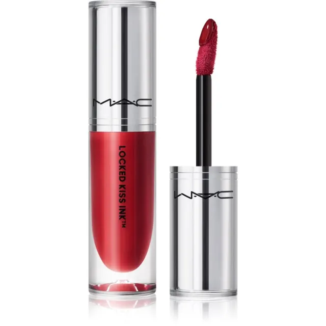 MAC Cosmetics Locked Kiss Ink 24HR Lipcolour Kauakestev matt vedel huulepulk varjund Poncy 4 ml