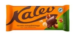 Kalev Tume Šokolaad Tervete metspähklitega 100g