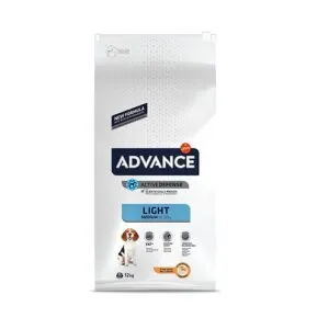 Advance Medium Light kanaga keskmist tõugu dieet koeratoit 12kg