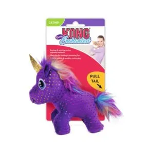 KONG Enchanted Buzzy Unicorn vibreeriv mänguasi kassile