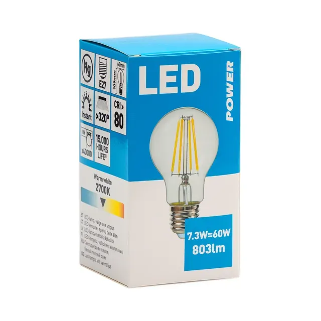 LED lamp GLS 803LM E27, POWER, 1 tk