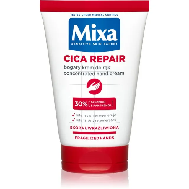 Mixa Cica Repair+ Taastav kätekreem intensiivseks niisutamiseks 50 ml