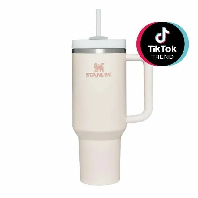 Stanley Quencher H2.O FlowState™ Tumbler kõrrega roostevabast terasest joogitops suur Rose Quartz 1 tk