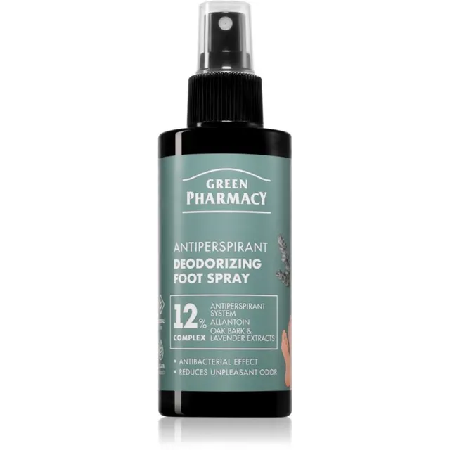 Green Pharmacy Foot Care Antiperspirant Deodorizing Foot Spray Antiperspirant jalalabadele 150 ml