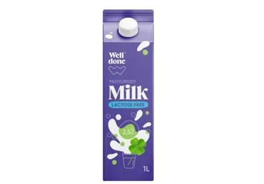 Piim laktoosivaba WELL DONE 2,5% 1L
