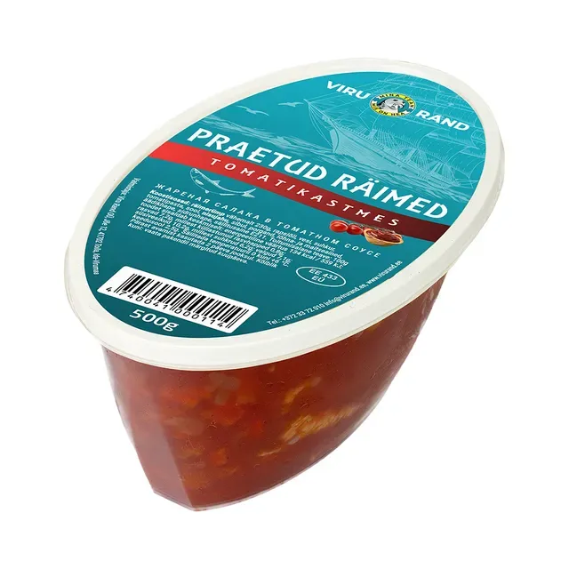 Praetud räimed tomatikastmes, VIRU RAND OÜ, 500 g