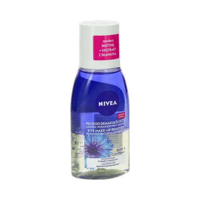 Silmameigieemaldaja, kahetoimeline, NIVEA, 125 ml