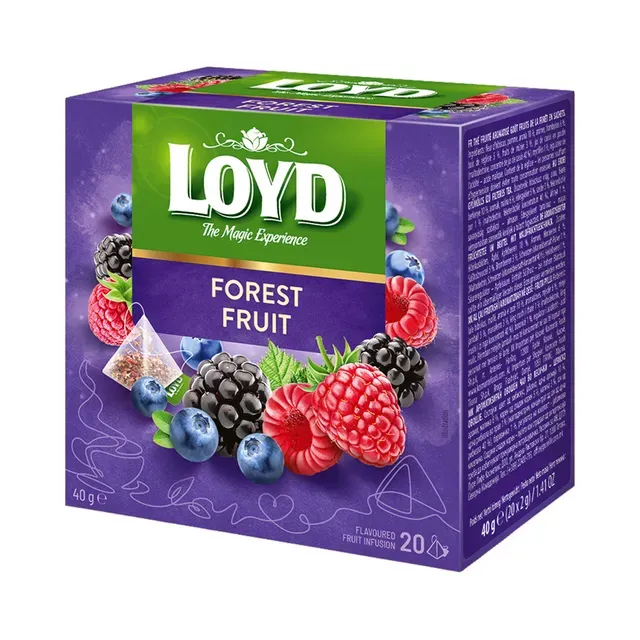 Metsamarjatee püramiid kotis 20pk, LOYD, 40 g