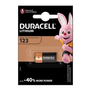 Duracell Patarei CR123 3V Liitium