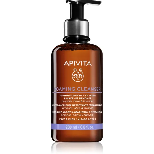 Apivita Cleansing Foaming Cleanser Õrn puhastusvaht 200 ml