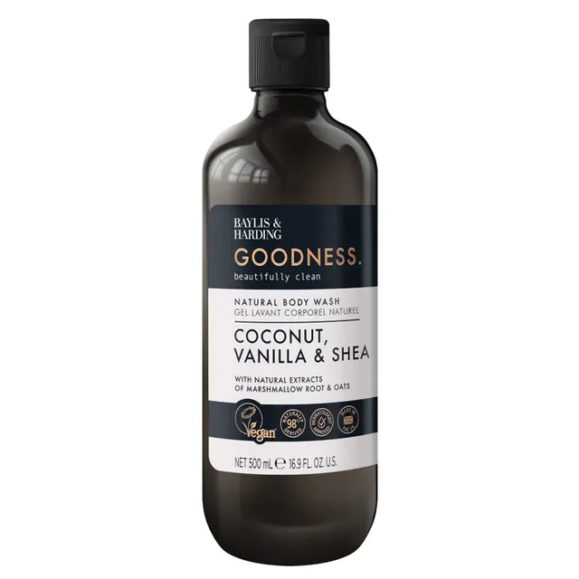 BAYLIS & HARDING Goodness Coconut, Vanilla & Shea Body Wash 500ml