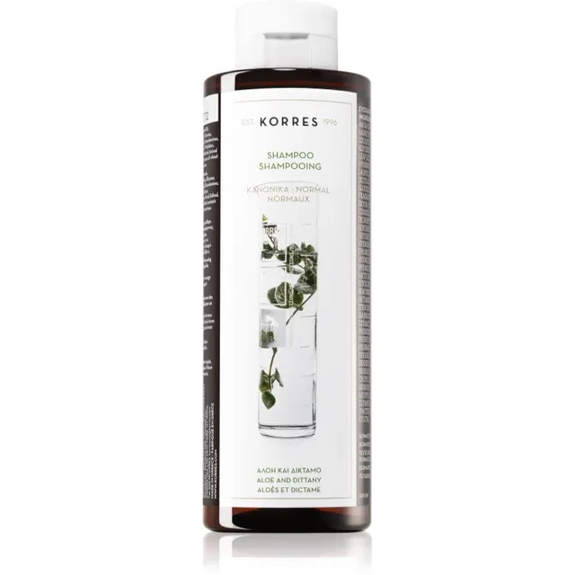 Korres Aloe & Dittany Šampoon normaalsetele juustele 250 ml