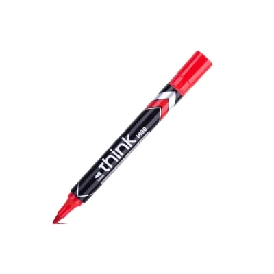 Permanentne marker Deli U100 1,5mm punane