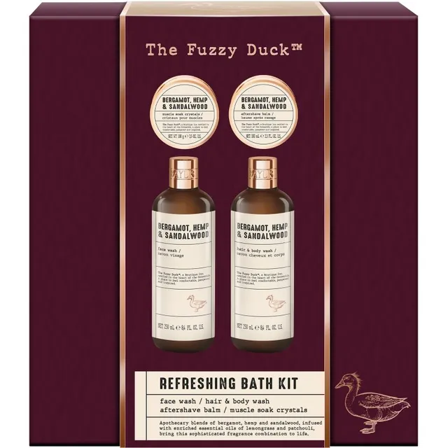 Baylis & Harding The Fuzzy Duck Bergamot, Hemp & Sandalwood Kinkekomplekt meestele