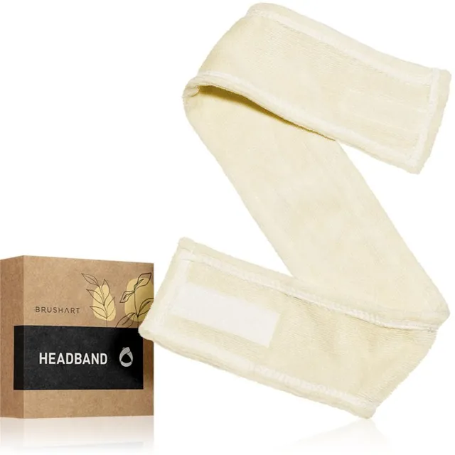 BrushArt Home Salon Headband spaa peapael Cream