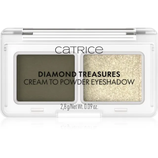 Catrice Diamond Treasures Lauvärviduo varjund 040 Olive Twinkle 2.8 g