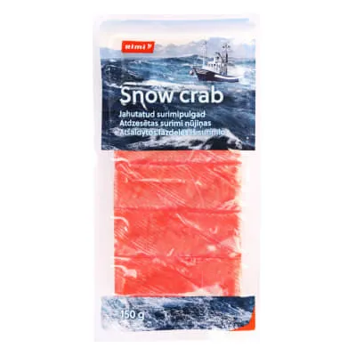 Surimipulgad lumekrabist jahutatud Rimi 150g