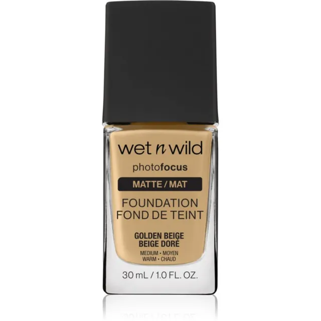 Wet n Wild PhotoFocus Matistav vedel jumestuskreem varjund Golden Beige 30 ml