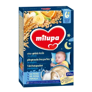 Täisterapuder puuviljade ja piimaga 10+, MILUPA, 250 g
