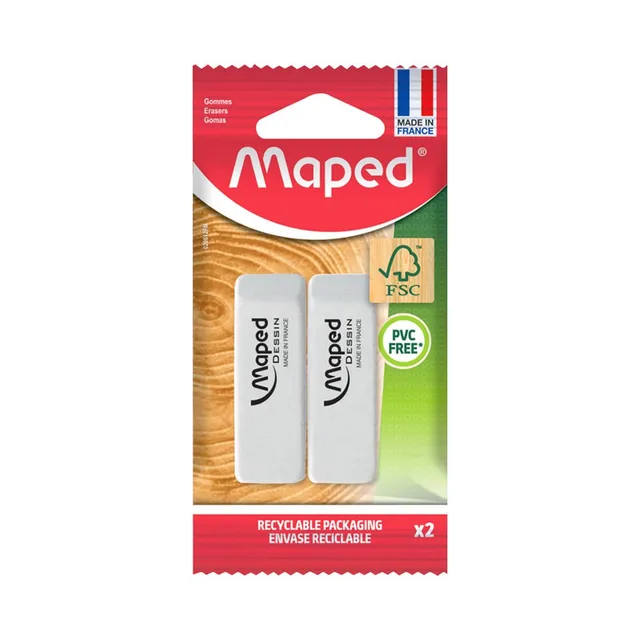 Kustukumm Dessin, MAPED, 2 tk