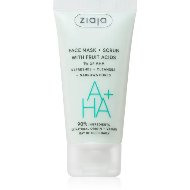 Ziaja Face Mask + Scrub with Fruit Acids Kooriv mask 55 ml