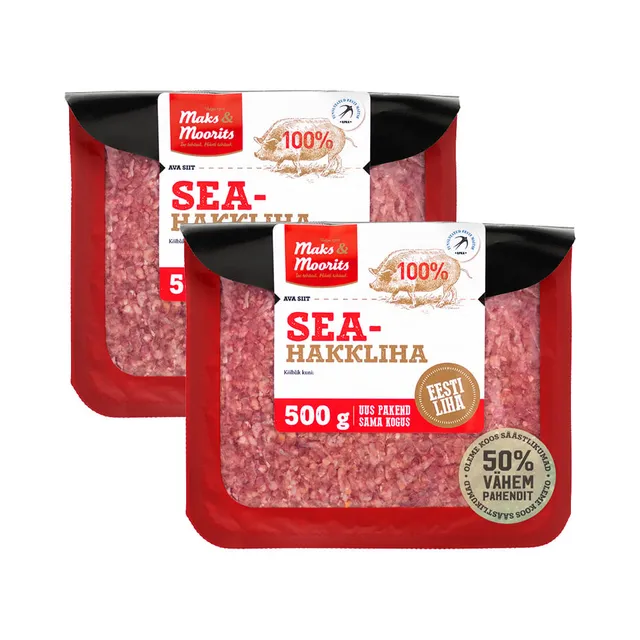 HULGI Seahakkliha 2tk, MAKS&MOORITS, 2 x 500g