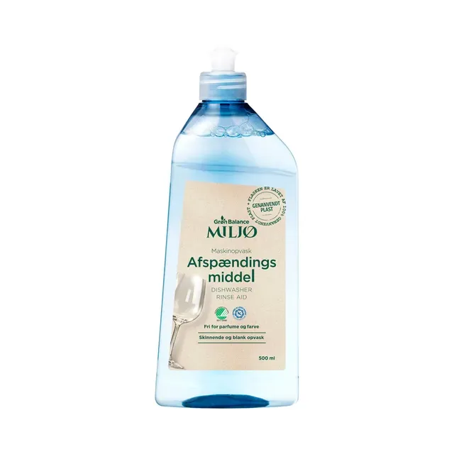 Nõudepesumasina loputusvahend, GRØN BALANCE, 500 ml