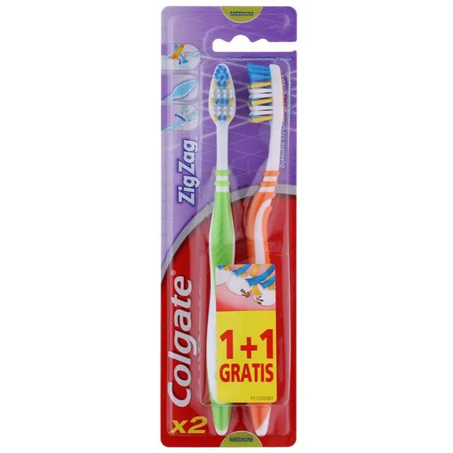 Colgate Zig Zag Medium Medium hambaharjad 2 tk 2 tk