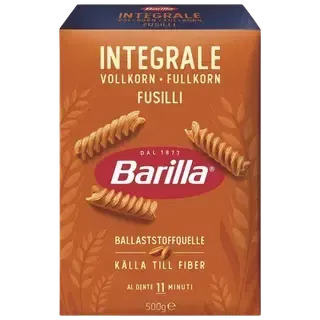 Barilla pasta Fusilli täistera, 500g
