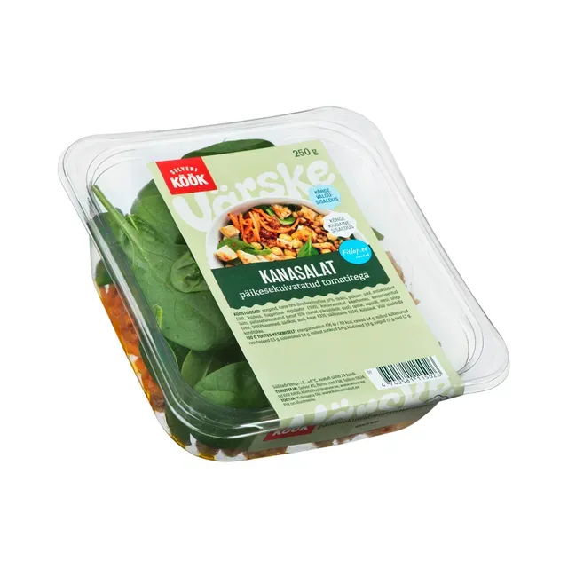 Päikesekuivatatud tomatitega kanasalat, SELVERI KÖÖK, 250 g