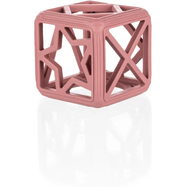 Zopa Silicone Teether Square närimismänguasi 0 m+ Old Pink 1 tk