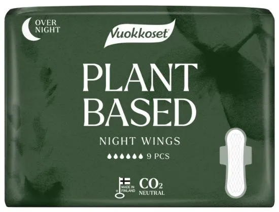 Vuokkoset hügieeniside Plant Based Night Wings 9 tk