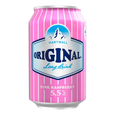 Muu alk.j. Hartwall LD Pink Raspb. 5,5% 0,33l
