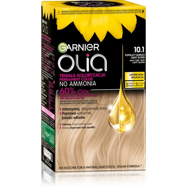 Garnier Olia Big Kit Püsijuuksevärv varjund 10.1 Ashy very very light blond 1 tk