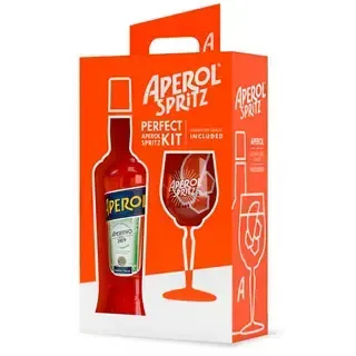 Aperol Spritz muu alkohoolne jook 11%vol 700 ml klaasiga