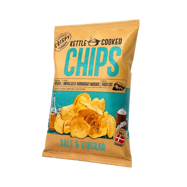 Kartulikrõps Kettle Cooked sool&äädikas, CRISPY, 150g
