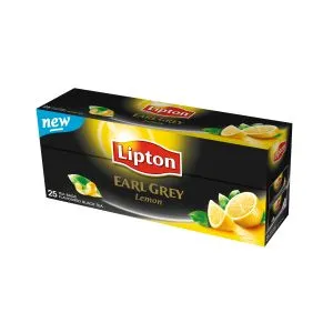Tee Earl Grey Lemon niidiga kotis 25pk, LIPTON, 50 g