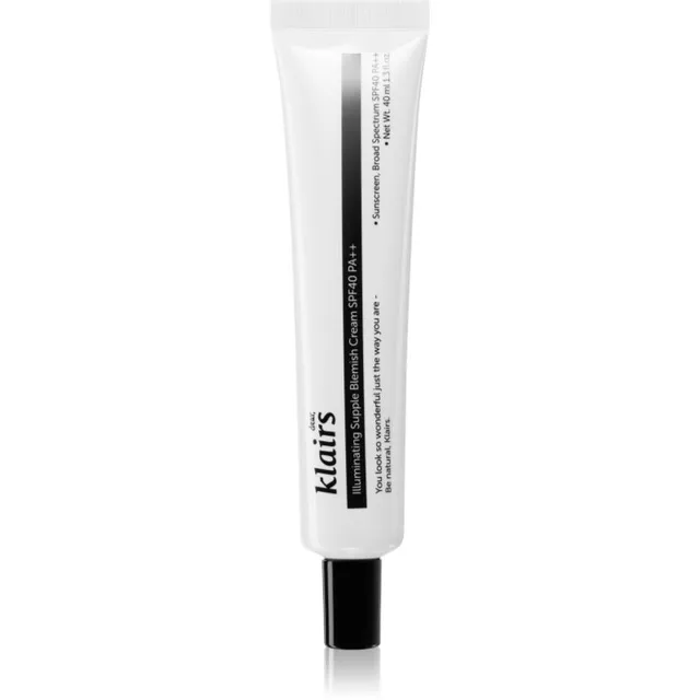 Klairs Illuminating Supple Blemish Cream Niisutav BB kreem naha puuduste vastu SPF 40 40 ml