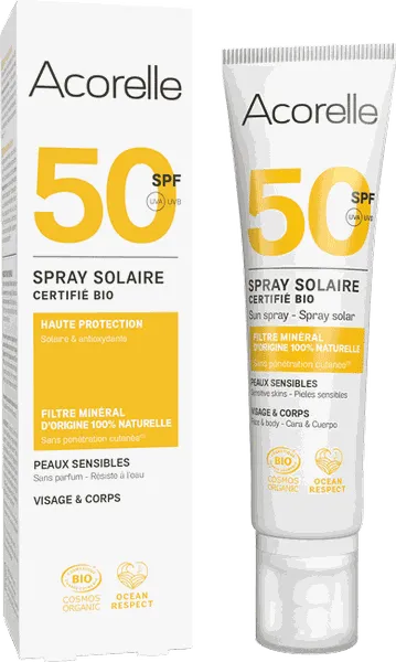 Päikesekaitse sprei SPF50, ökoloogiline