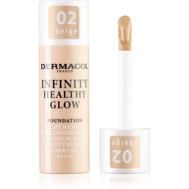 Dermacol Infinity Healthy Glow Vedel jumestuskreem SPF 10 varjund 02 Beige 20 g