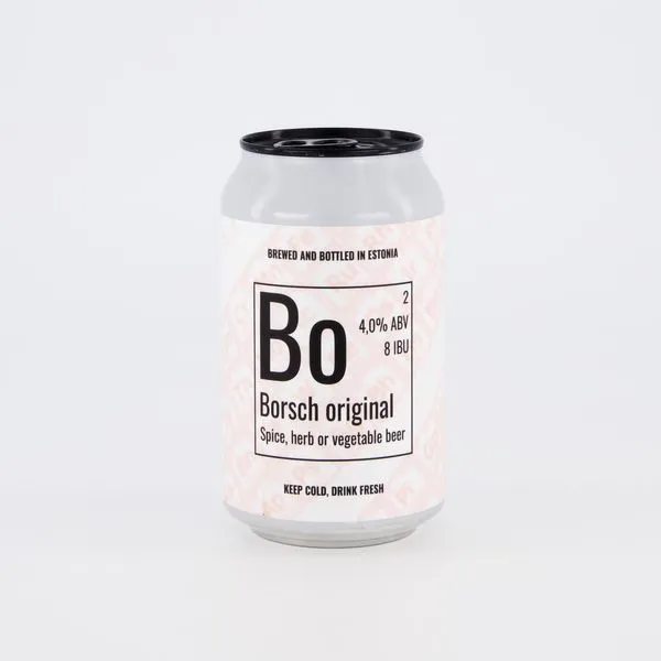 Borsch original (bo) hele õlu 330ml Eesti alk. 4.0%  vol