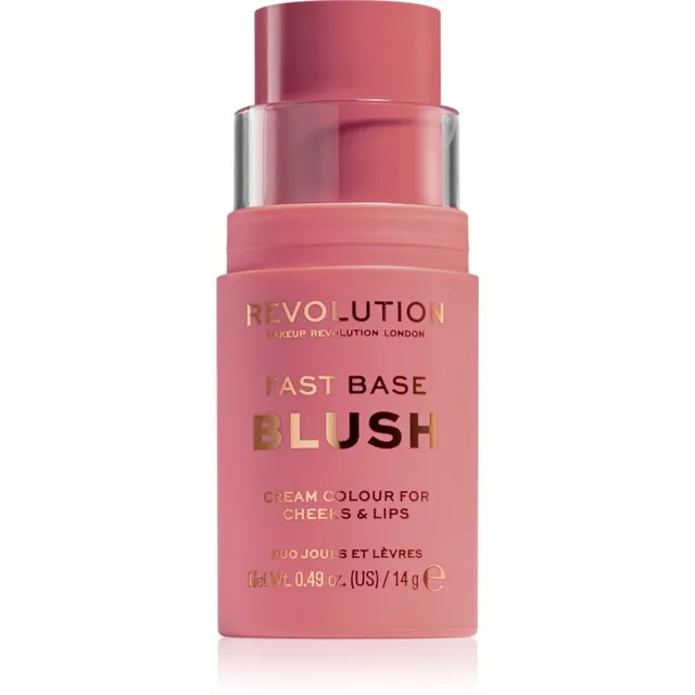 Revolution Fast Base Huule- ja põsevärv varjund Blush 14 g