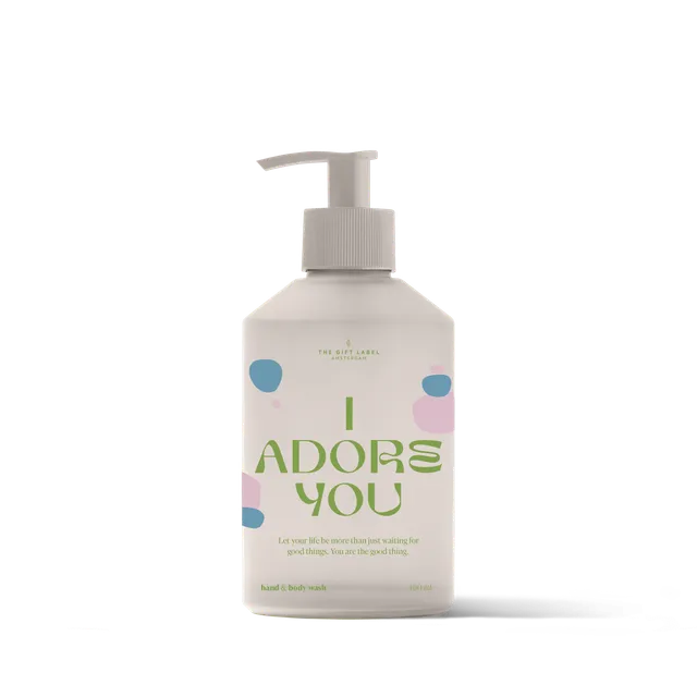 The Gift Label Hand & Body Wash - I Adore You