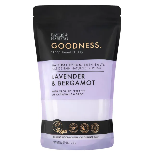 BAYLIS & HARDING Goodness Sleep Lavender & Bergamot Bath Salts 1kg