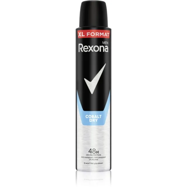 Rexona Men Cobalt Dry Pihustatav antiprespirant meestele XL Cobalt Dry 200 ml
