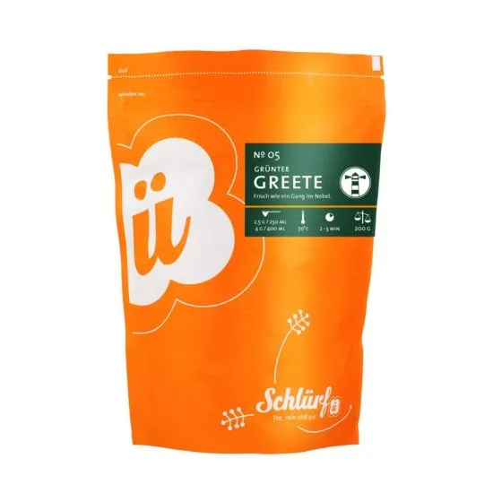 Schlürf ECO Greete roheline tee 200g