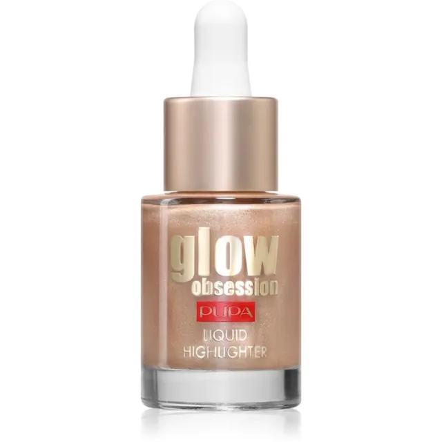 PUPA Milano Glow Obsession Liquid Highlighter Vedel esiletõstja varjund 002 - Moon Light 13.5 ml