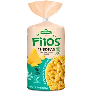 Kupiec Fitos maisivahvlid cheddari juustuga 120g